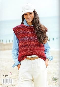 Stylecraft Vibe Chunky Knitting Pattern - 10023 Ladies Tank